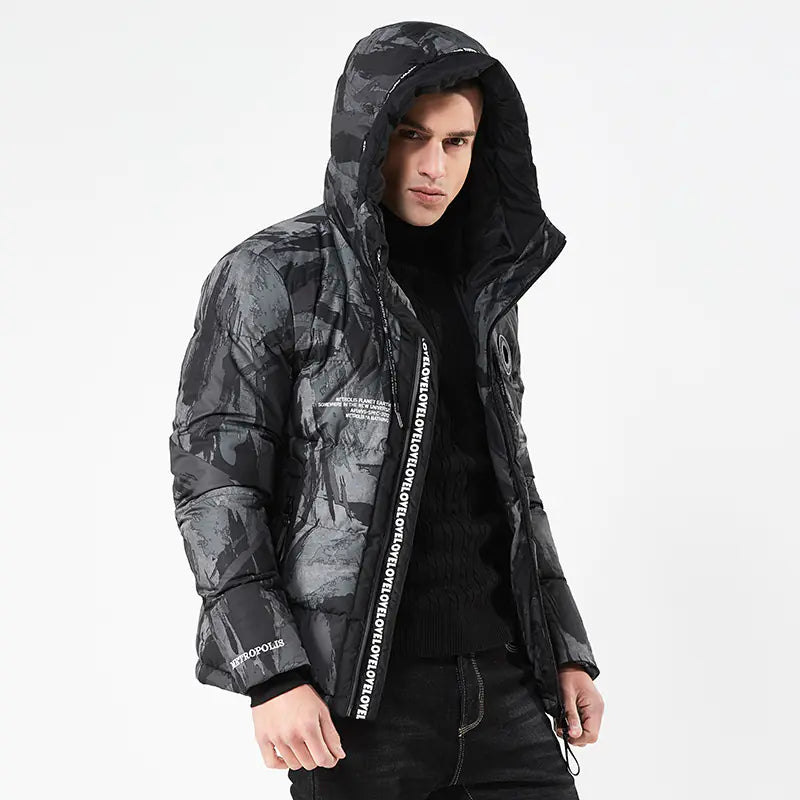 Camouflage Hooded Jacket