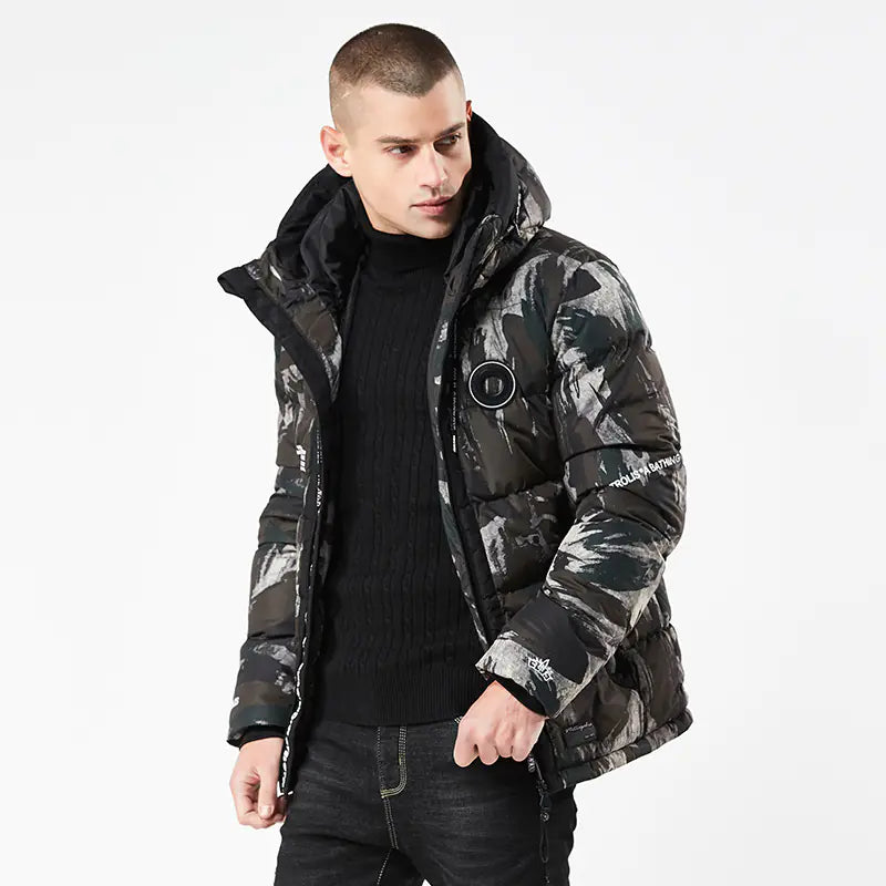 Camouflage Hooded Jacket
