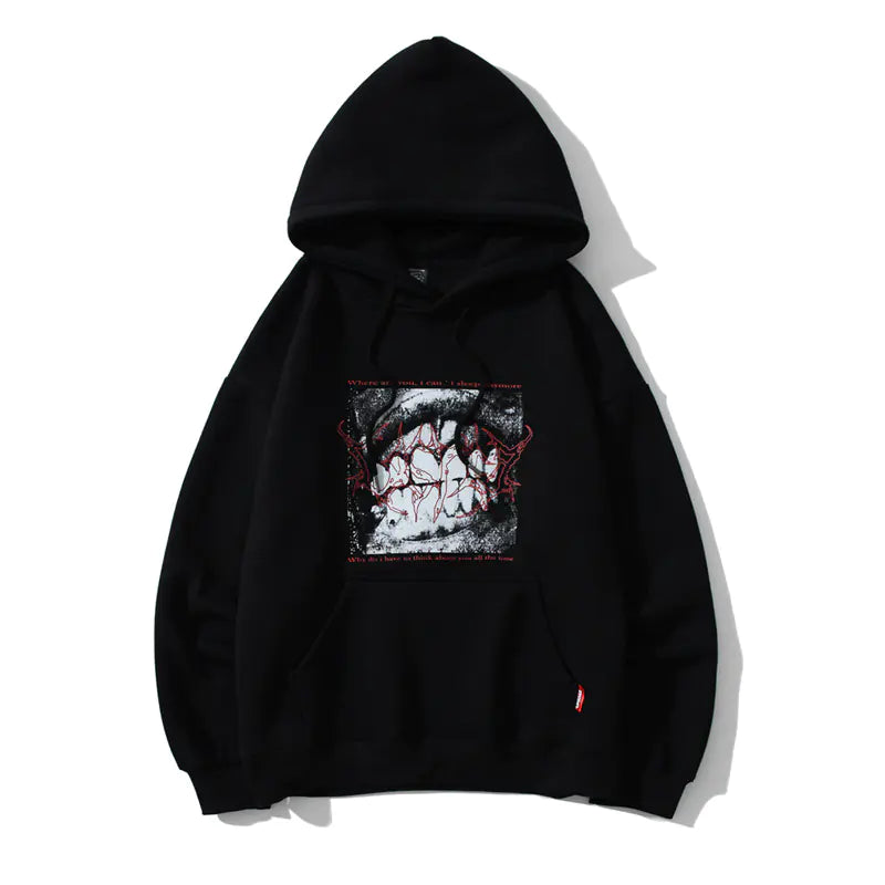 Drawstring Pullover Hoodie