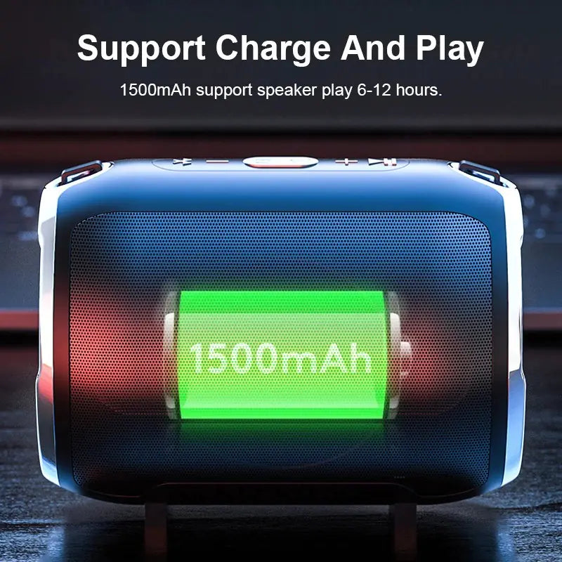 Rugged Subwoofer Bluetooth Speaker