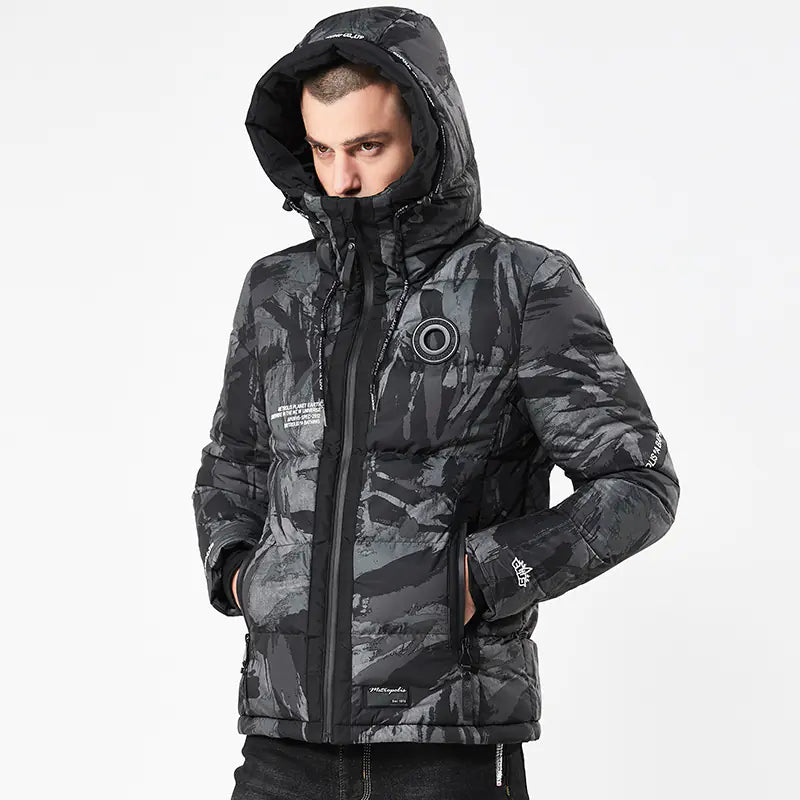 Camouflage Hooded Jacket