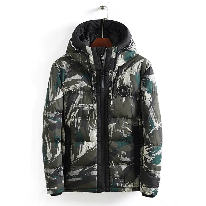 Camouflage Hooded Jacket