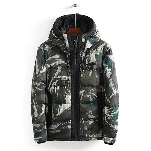 Camouflage Hooded Jacket