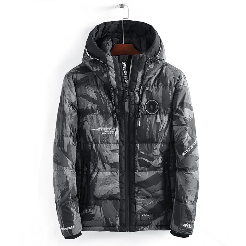 Camouflage Hooded Jacket